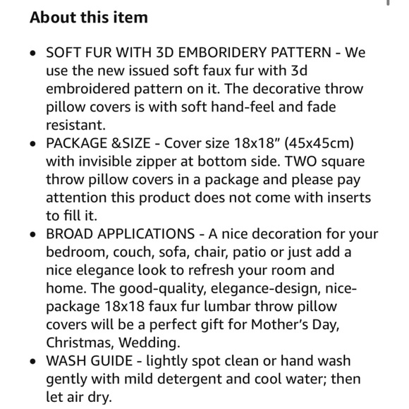 Luxury Soft Plush Short Wool Velvet Pillow Covers - Picture 4 of 4